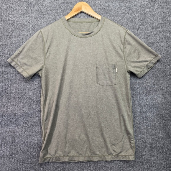 Vuori Other - Vuori Men's Short Sleeve Pocket T Shirt Casual Athleisure Khaki